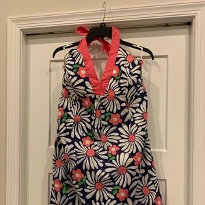 Lilly Pulitzer floral print halter dress
